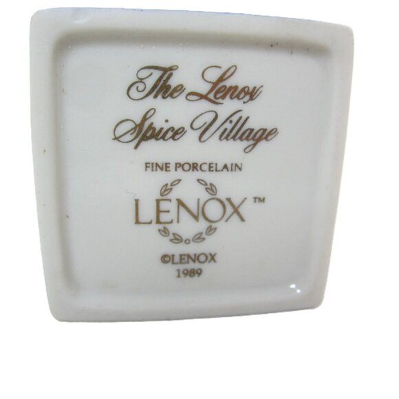 Original Lenox Spice Village Rosemary Spice Jar Cottage House Ceramic - Picture 7 of 11